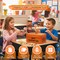 4E's Novelty Basketball Valentine Box with 32 Cards for Boys - DIY Basketball Valentines Box Classroom Kit, Valentines Card Boxes for Boys School Exchange, Valentine Day Box for Classroom Exchange